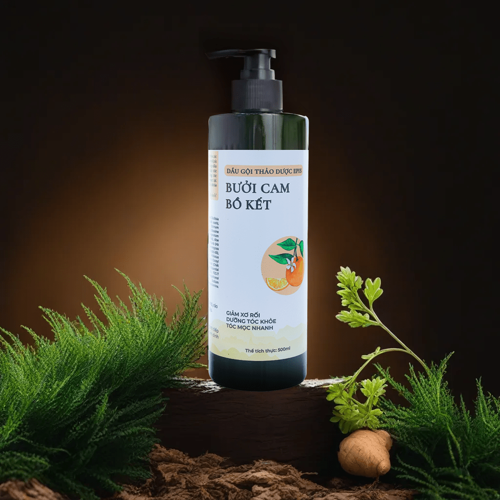 Dầu gội thảo dược Bưởi cam bồ kết Epis