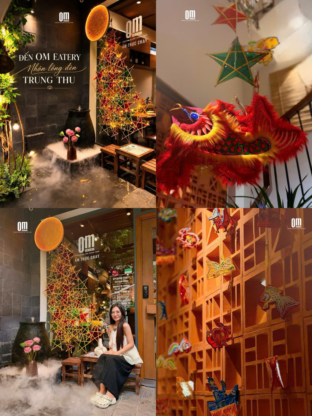 TRĂNG VỀ - ĐÈN SÁNG - NHÀ MÌNH SUM VẦY (NHẬN LỒNG ĐÈN TRUNG THU TẠI OM EATERY)