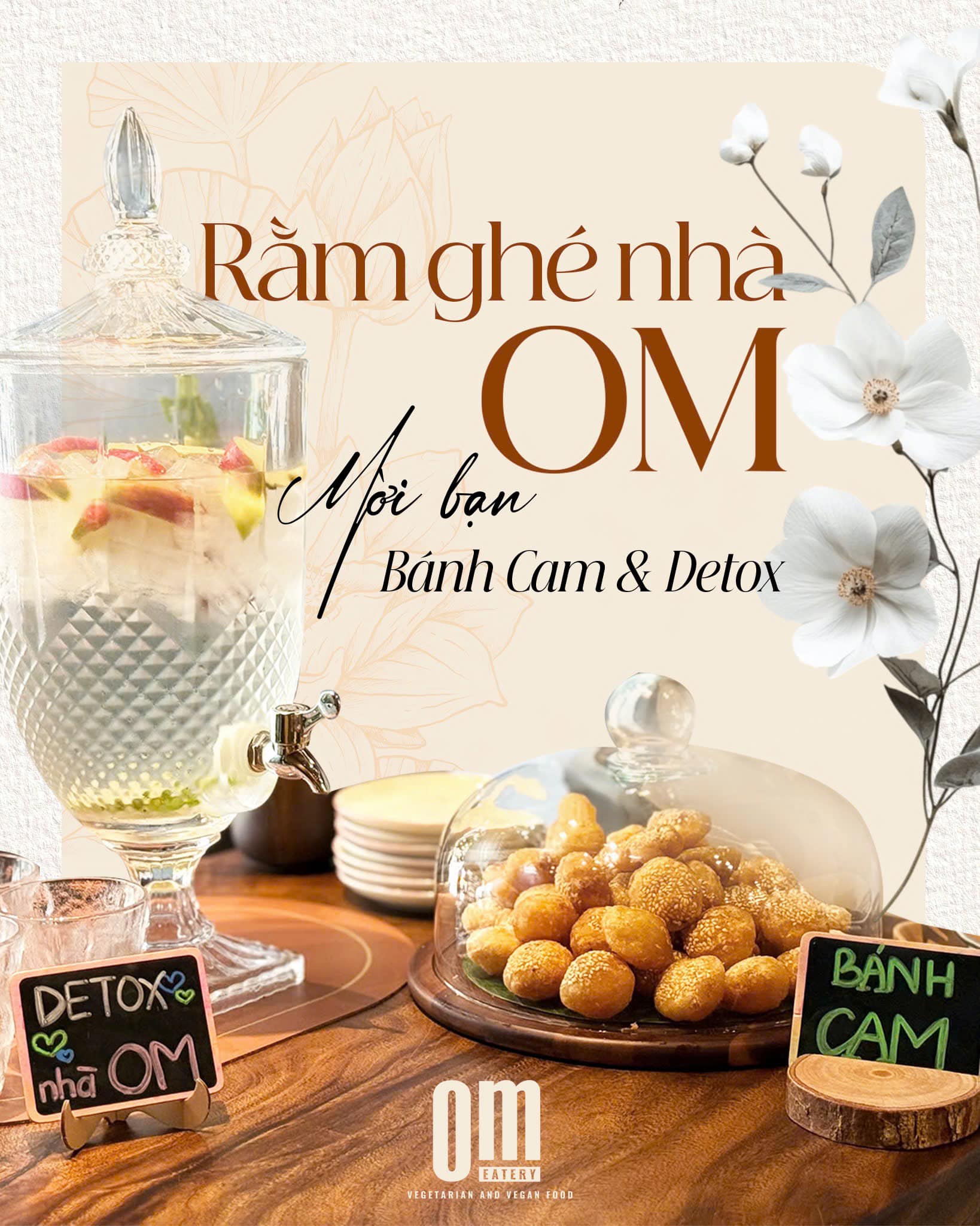 RẰM AN LÀNH - THƯỞNG BÁNH UỐNG DETOX CÙNG NHÀ OM