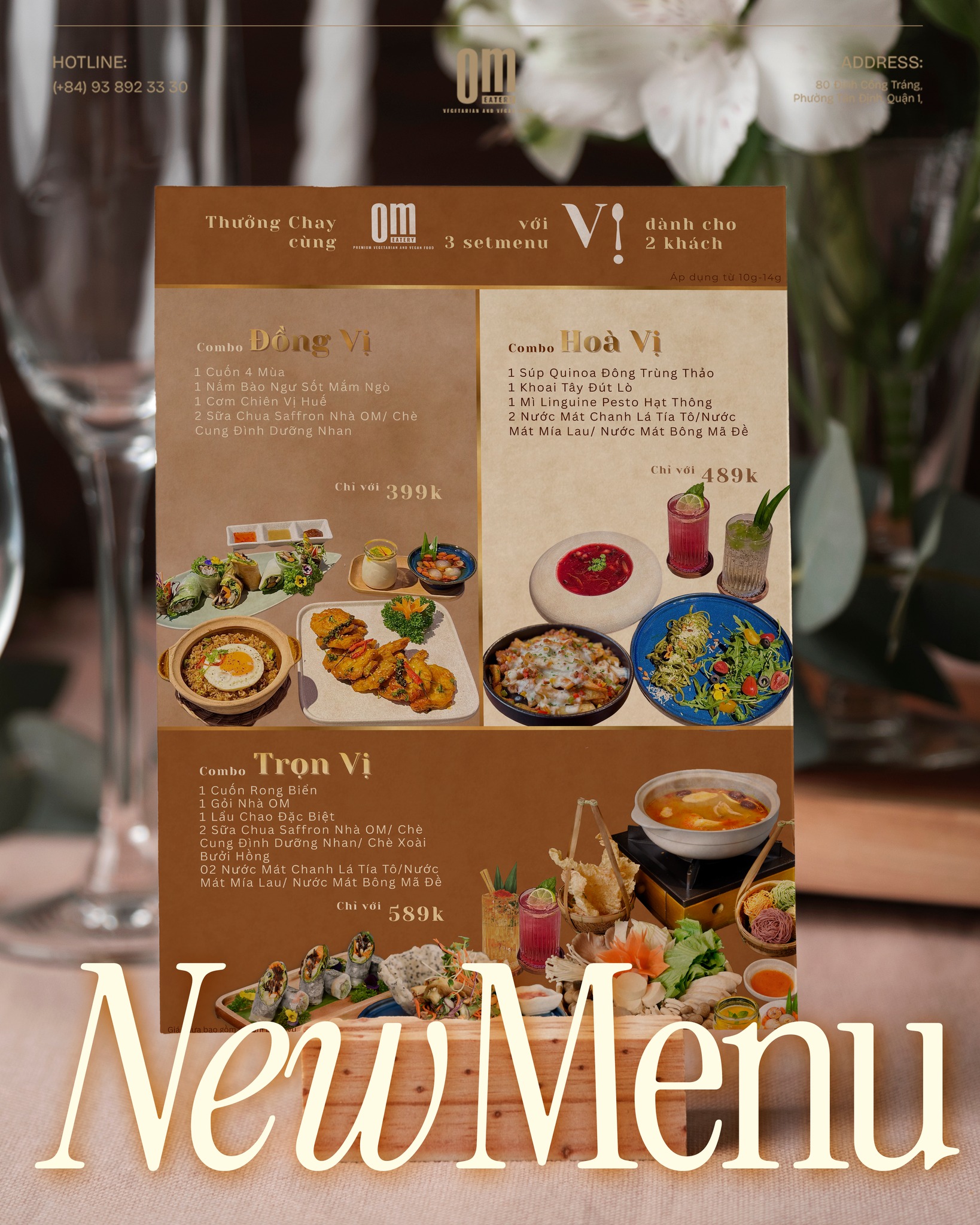 ĐÁNH THỨC VỊ GIÁC - VỖ VỀ TÂM HỒN VỚI BỘ SƯU TẬP SET MENU MỚI TẠI OM EATERY