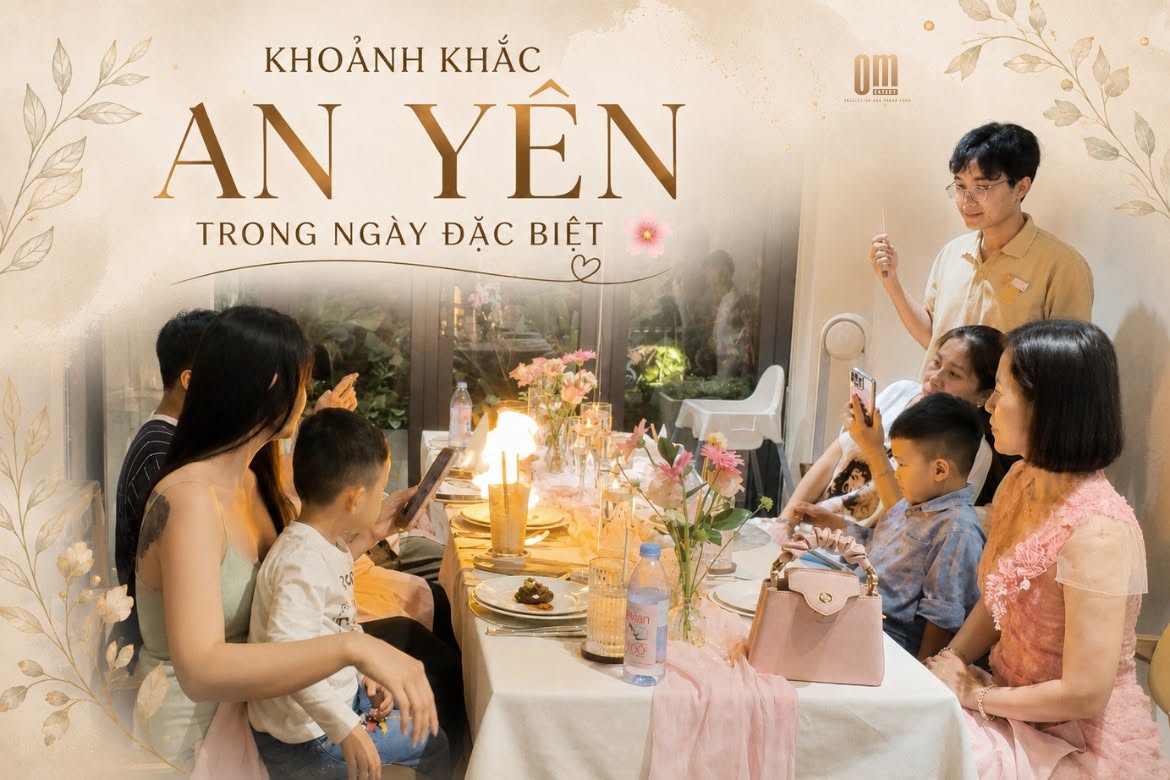 Ăn Chay Cùng Ba Mẹ Tại TP.HCM: Trải Nghiệm Gắn Kết Gia Đình Tại OM Eatery