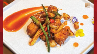 Đậu hủ sốt tỏi cay tại OM Eatery: Hương vị Lý Sơn, trải nghiệm không thể quên! / Tofu With Spicy Garlic Sauce at OM Eatery: A Taste of Ly Son, an Unforgettable Experience!