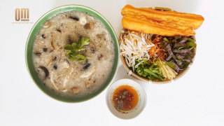 Cháo Nấm Đặc Biệt tại OM Eatery – Lựa Chọn Ngon Khỏe Cho Cuộc Sống / Special Mushroom Congee at OM Eatery – A Delicious and Healthy Choice for Life