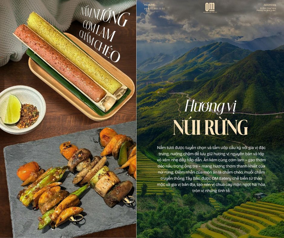 🌿 NẤM NƯỚNG CƠM LAM CHẨM CHÉO - HƯƠNG VỊ TÂY BẮC GIỮA LÒNG PHỐ THỊ🌿