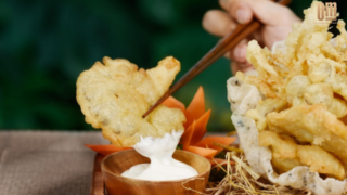 Giòn Rụm, Tươi Ngon: Tempura Nấm – Trải Nghiệm Ẩm Thực Độc Đáo Tại OM Eatery! / Crispy and Fresh: Mushroom Tempura – A Unique Culinary Experience at OM Eatery!