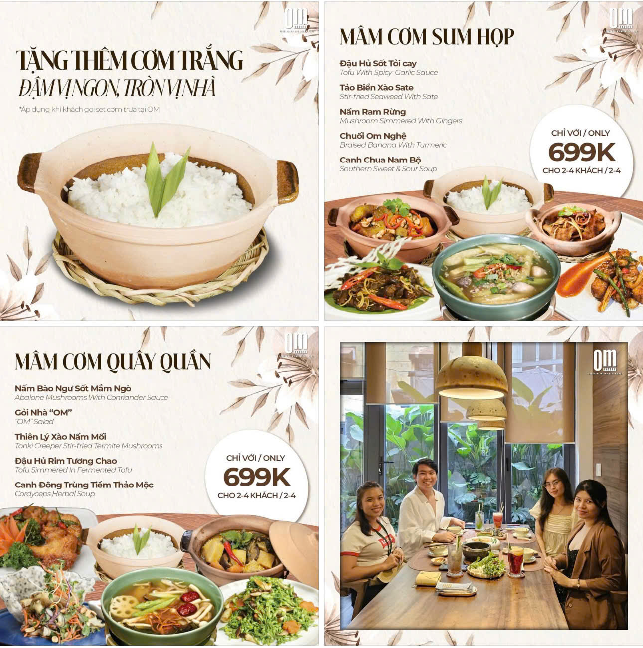 Bữa Trưa Ấm Lòng Tại Nhà OM – Tặng Kèm Cơm Trắng ST25 Dẻo Thơm, Không Tính Phí