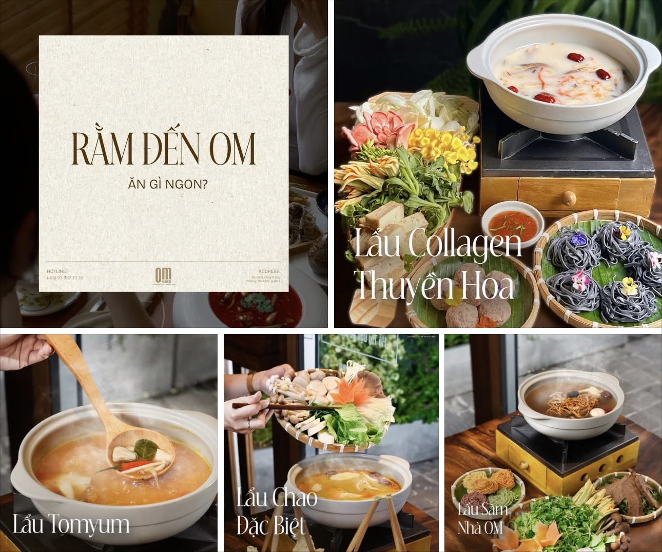 MÙNG 1 ĂN GÌ? ĐẾN OM EATERY THƯỞNG LẨU CHAY THANH LÀNH