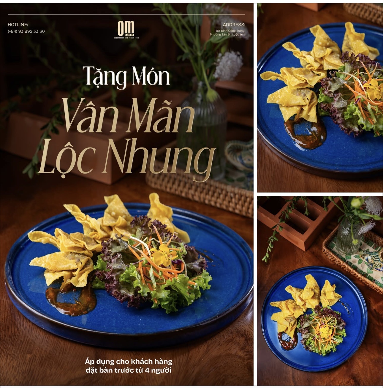 ƯU ĐÃI ĐẶC BIỆT RẰM THÁNG 6 – CHỈ TRONG 03 NGÀY DUY NHẤT TẠI OM EATERY