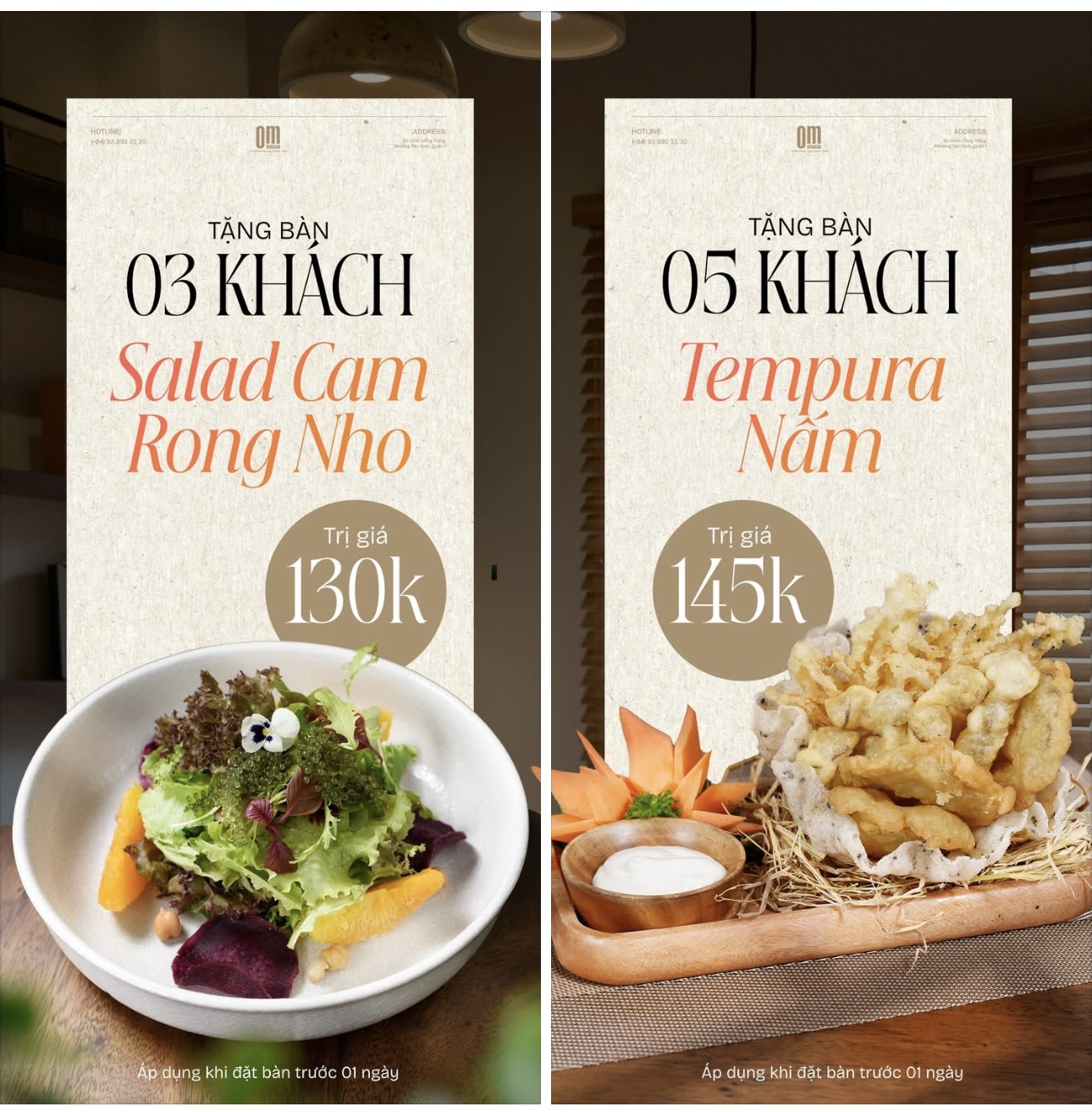 QUÀ TẶNG MÙA VU LAN – GỬI TRỌN TRI ÂN, GẮN KẾT SUM VẦY TẠI OM EATERY