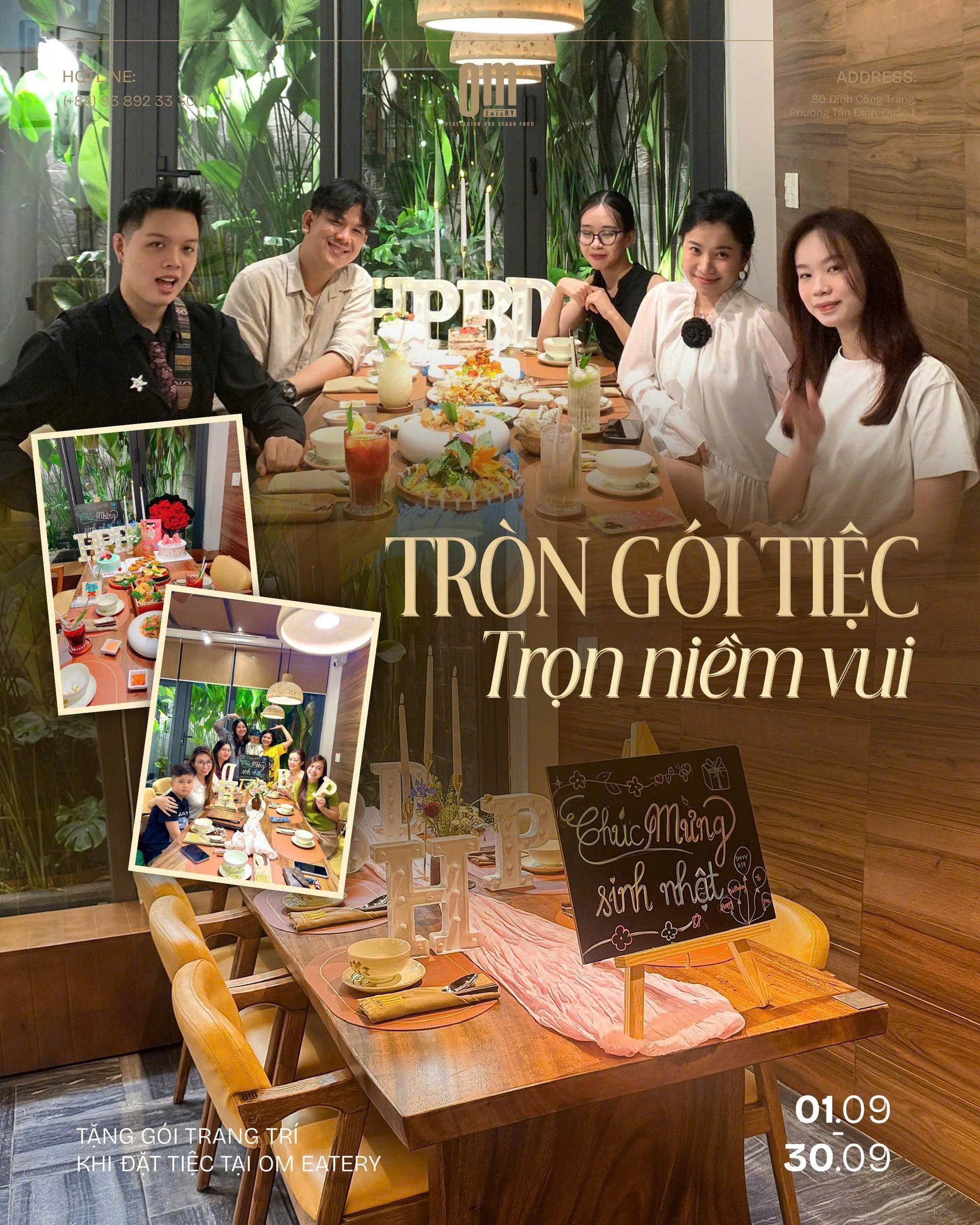 🎉 OM EATERY ĐỒNG HÀNH CÙNG BẠN – TẶNG TRANG TRÍ LUNG LINH, CHO BUỔI TIỆC THÊM VẸN TOÀN 🎉