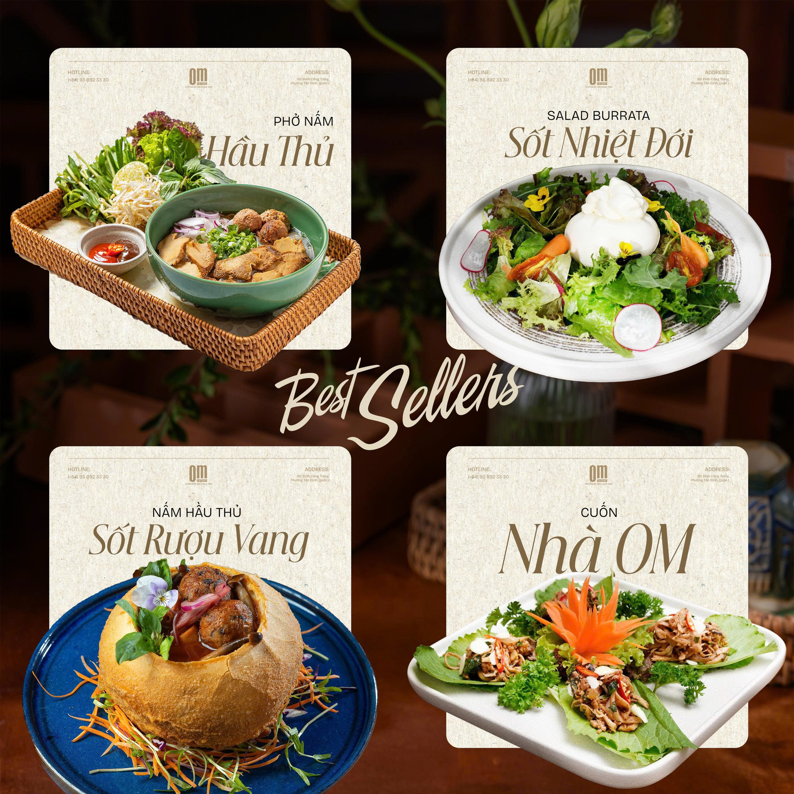 Đến OM Eatery Ăn Gì? – Trải Nghiệm Ẩm Thực Chay Hiện Đại Giữa Lòng Sài Gòn