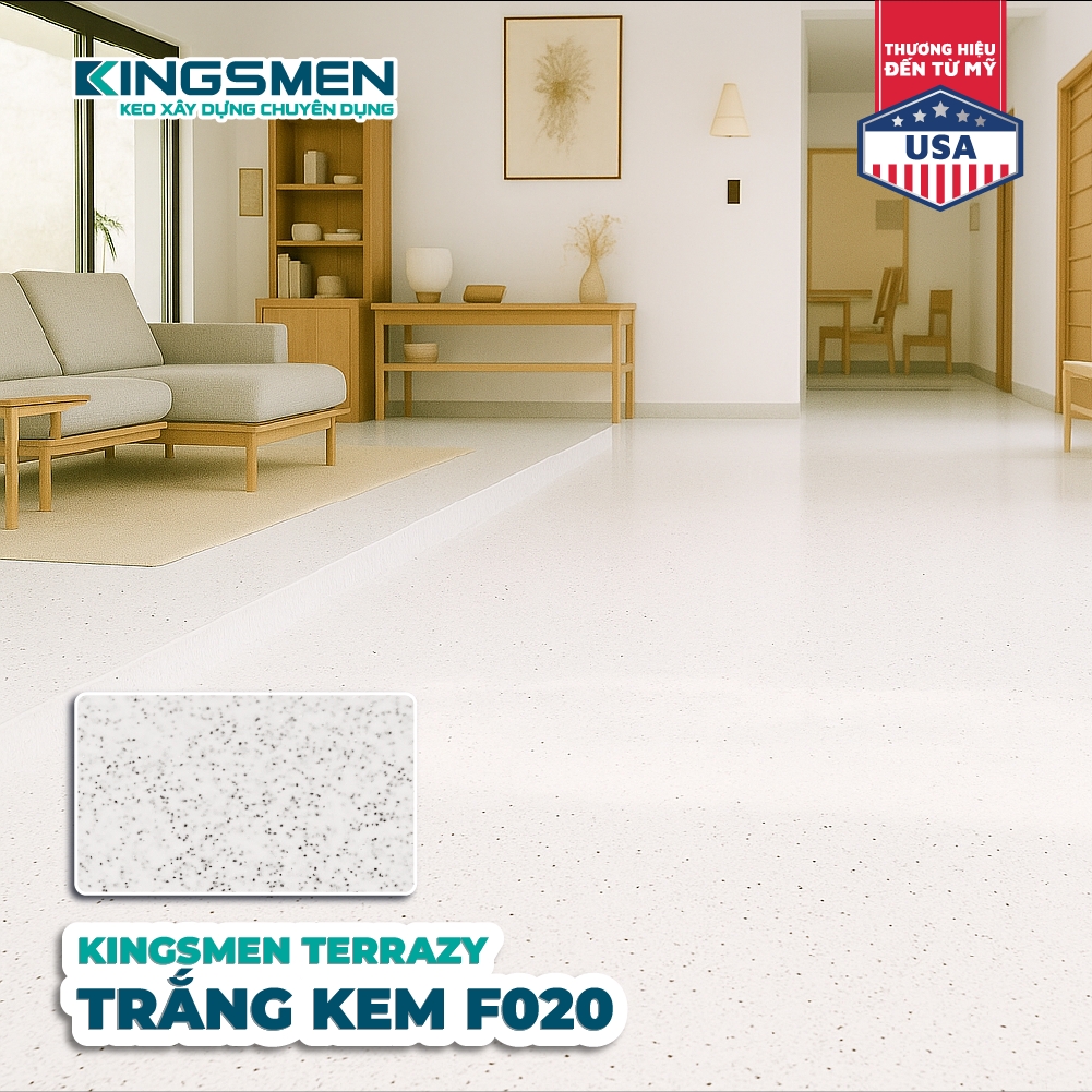 [1KG] Kingsmen Terrazy - Sàn tự phẳng thông minh thế hệ mới