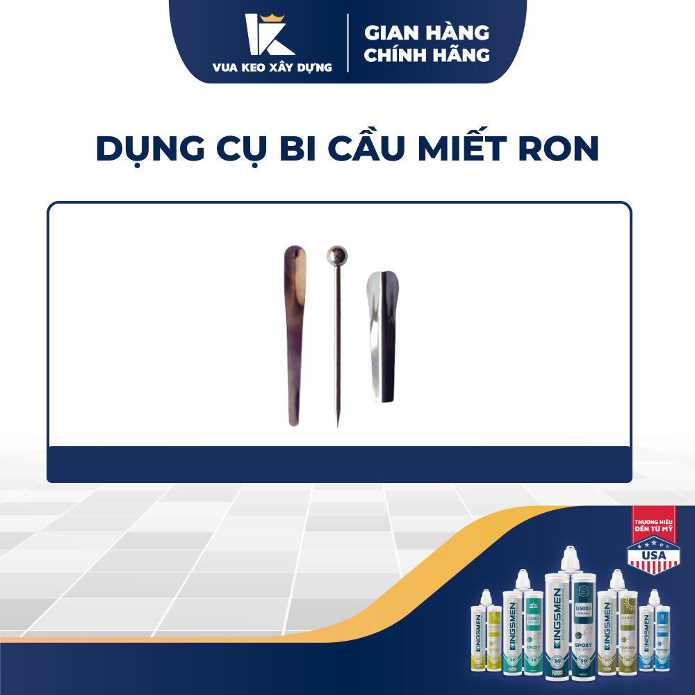 Bộ Dụng Cụ Cao Cấp Thi Công Keo Ron Gạch Kingsmen KT800