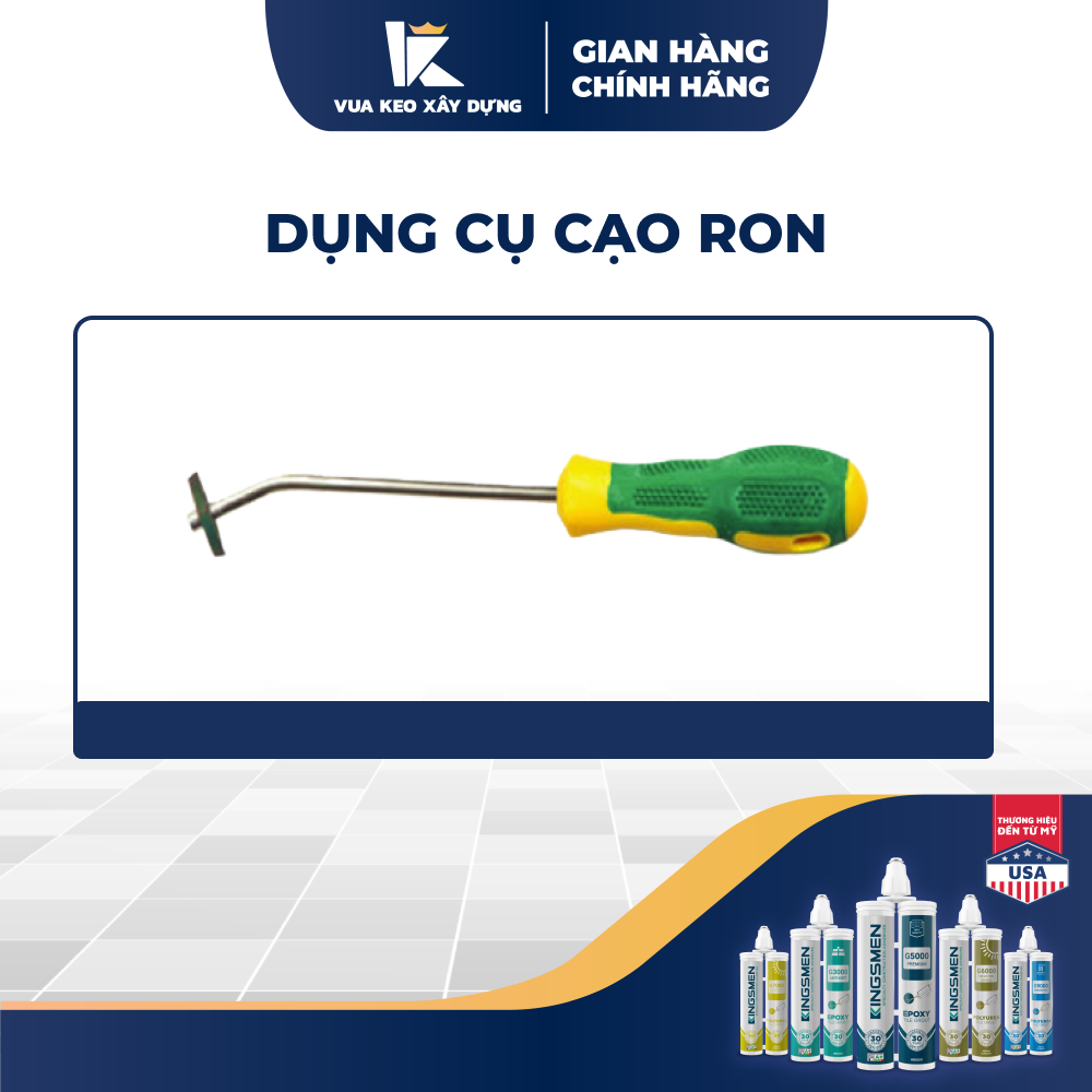Bộ Dụng Cụ Cao Cấp Thi Công Keo Ron Gạch Kingsmen KT800