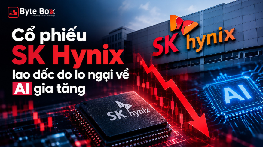 Cổ phiếu SK Hynix lao dốc do lo ngại về AI gia tăng