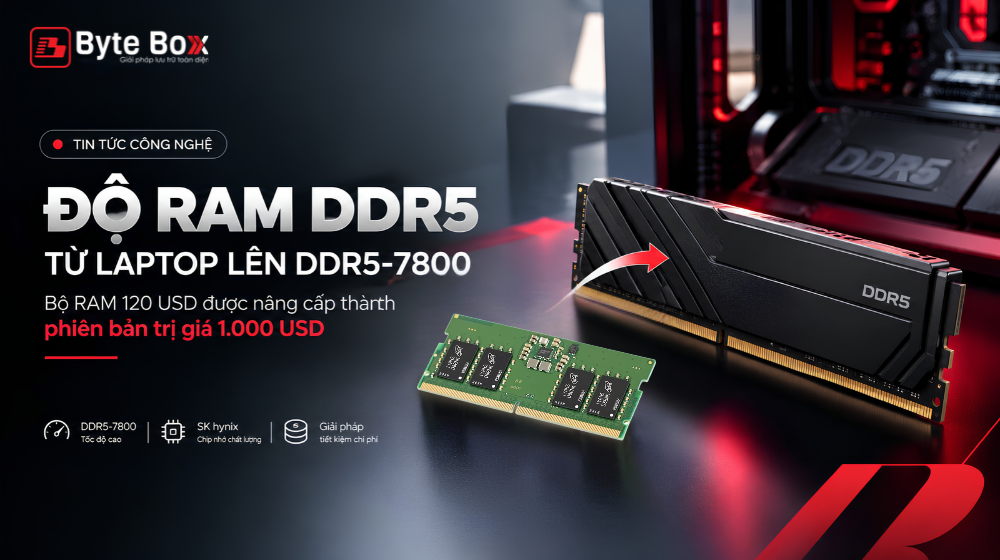 Độ RAM DDR5 từ laptop lên DDR5-7800: Bộ RAM 120 USD được nâng cấp thành phiên bản trị giá 1.000 USD