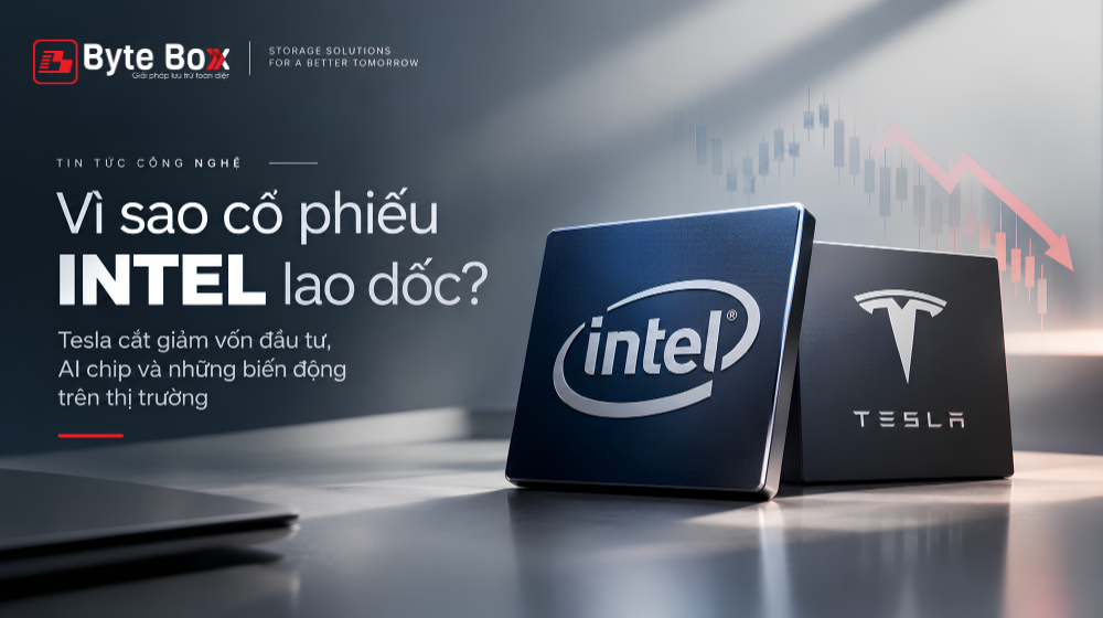 Vì sao cổ phiếu Intel lao dốc 8%? Tesla cắt giảm vốn đầu tư, thị trường lo ngại chip AI