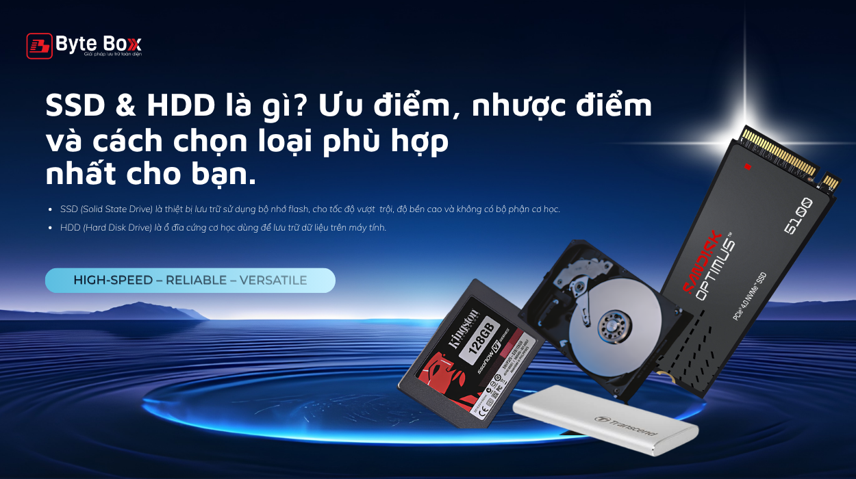SSD và HDD khác nhau thế nào? Nên chọn loại nào?