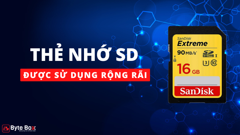 Thẻ nhớ SD Sandisk lưu trữ đa dạng 