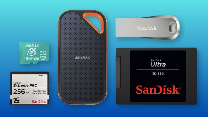 Sản phẩm Sandisk được đánh giá cao