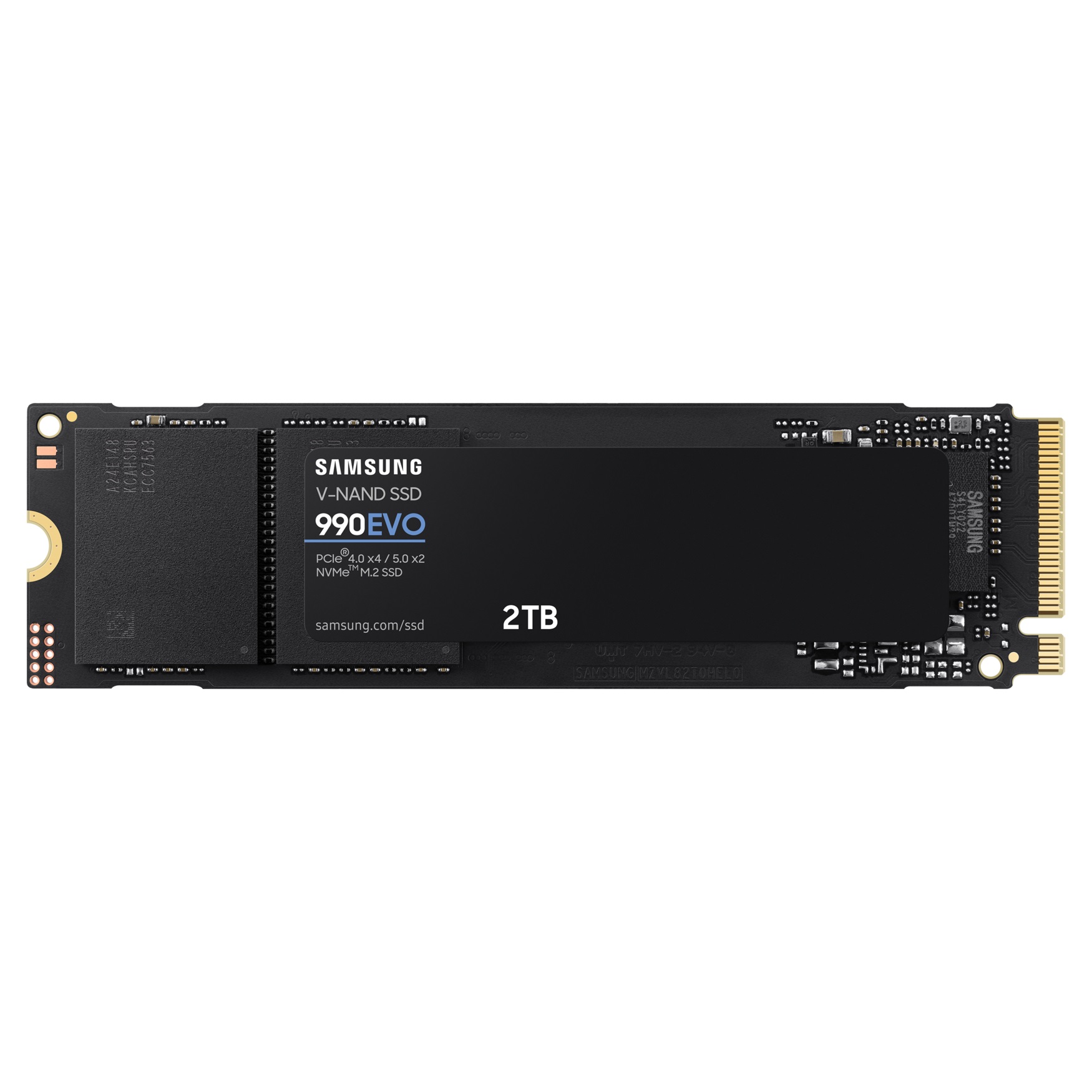 SSD gắn trong Samsung 990 Evo 2TB PCIe 4.0 x4 / PCIe 5.0 x2 NVMe V-NAND M.2 2280 upto 5000MB/s MZ-V9E2T0BW - Bảo hành 5 năm