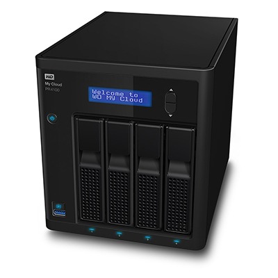 WD My Cloud PR4100 Pro 0TB, hộp ổ cứng gắn ngoài  kết nối Lan/USB 3.0 WDBNFA0000NBK-SESN