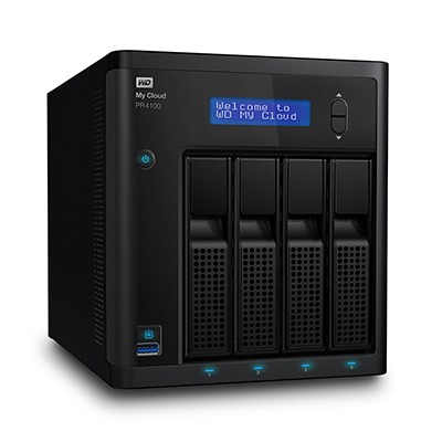 WD My Cloud PR4100 Pro 0TB, hộp ổ cứng gắn ngoài  kết nối Lan/USB 3.0 WDBNFA0000NBK-SESN