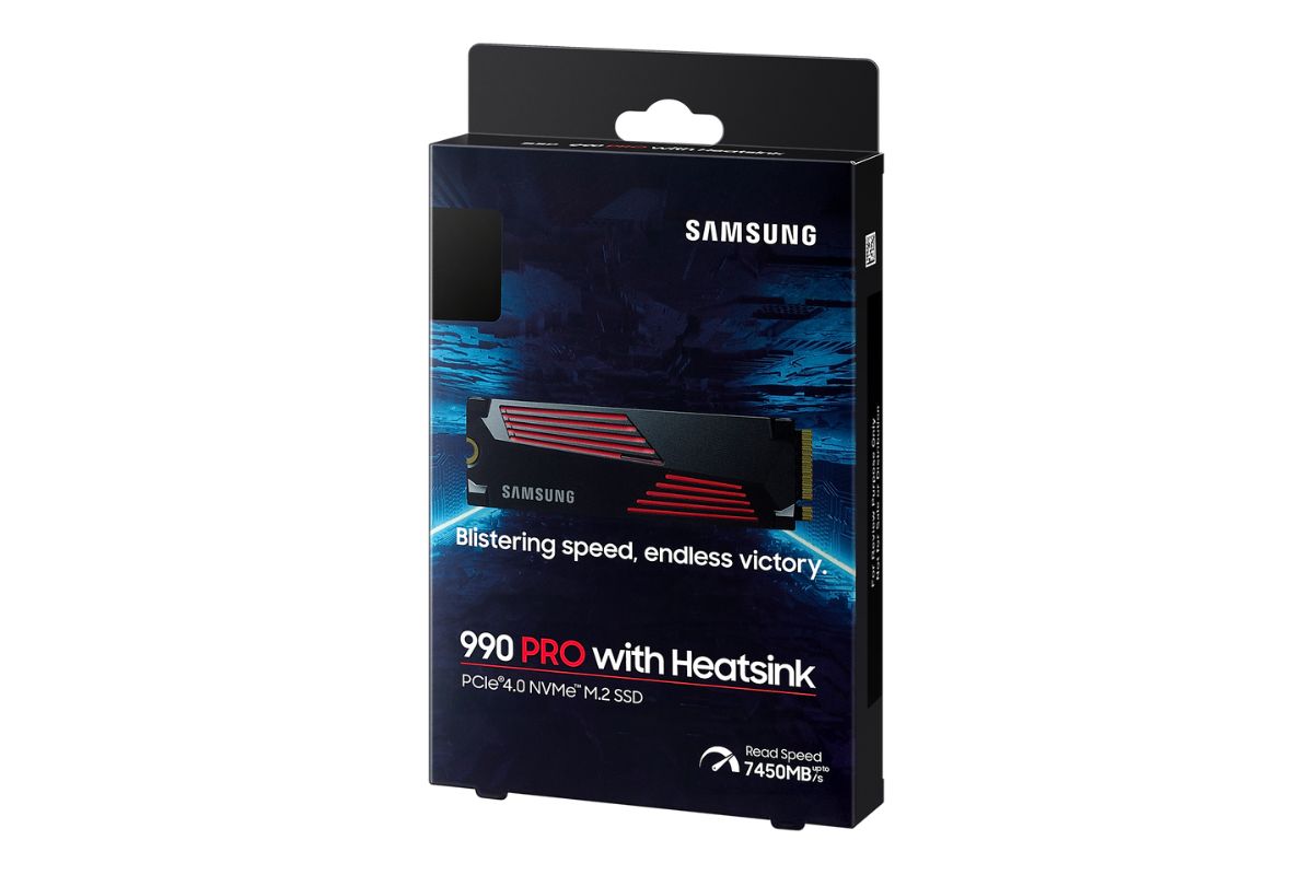 Ổ cứng gắn trong Samsung SSD 990 Pro (w HS) 4TB M2 PCIe 4.0, model: MZ-V9P4T0CW - Bảo hành 5 năm