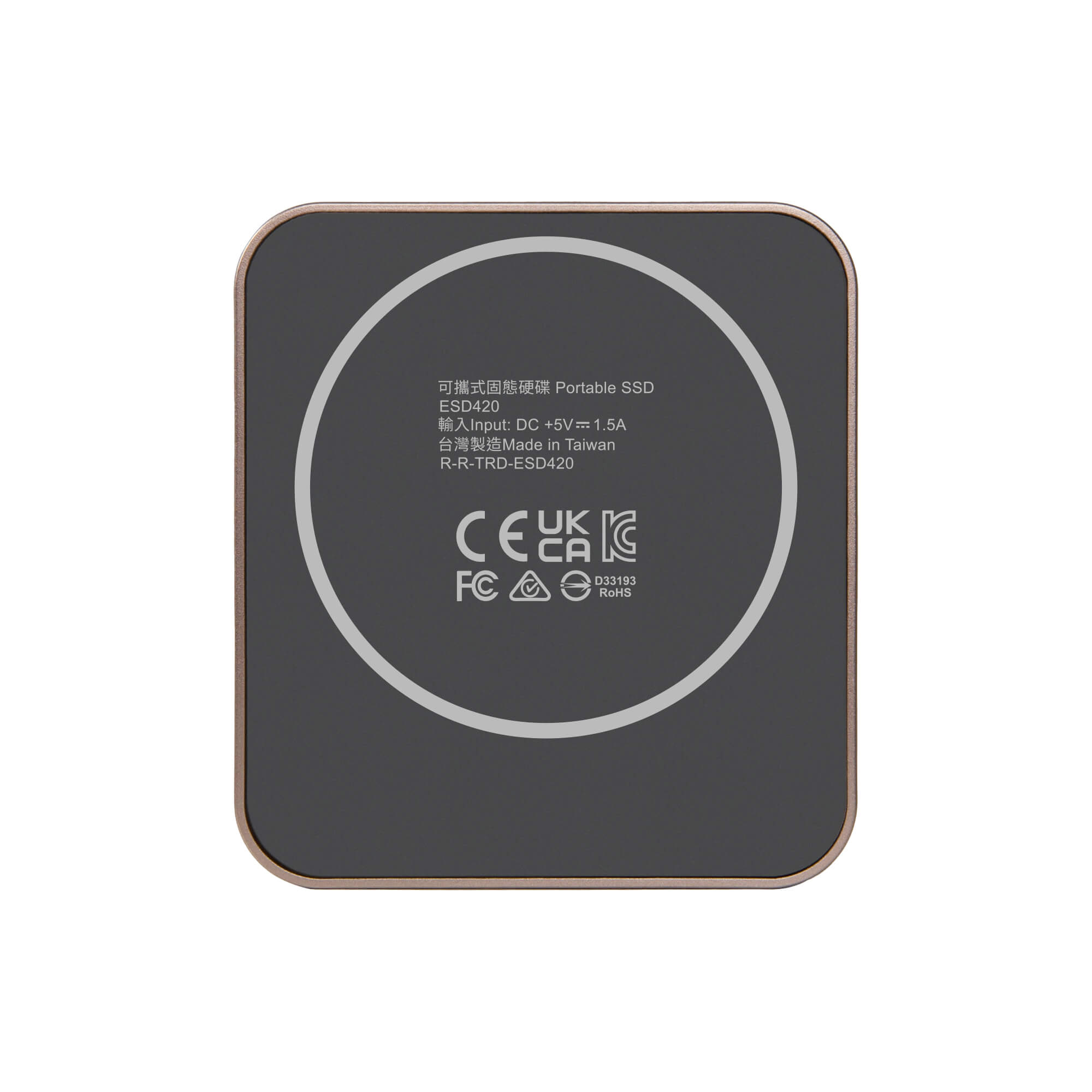 Ổ cứng di động SSD Transcend Magsafe 2TB 2500MB/s màu vàng Gold TS2TESD420G- Bảo hành 5 năm