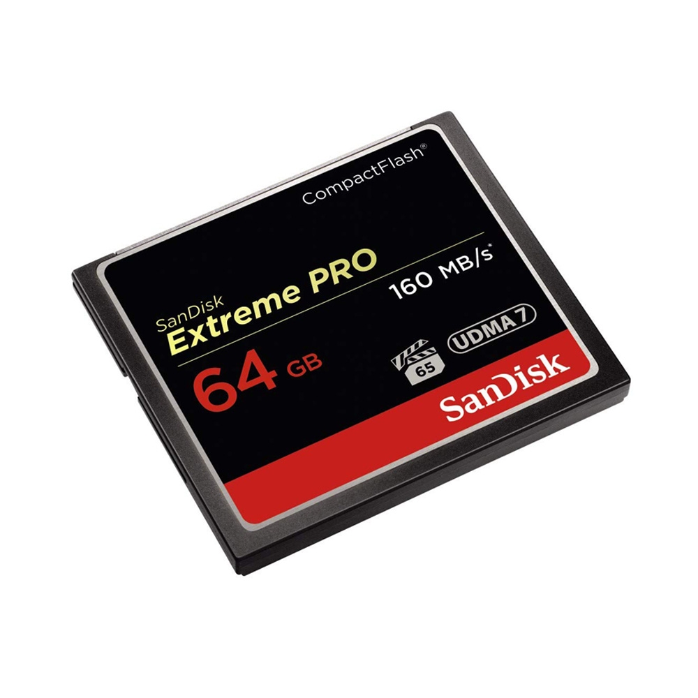 Thẻ nhớ CompactFlash (CF) SanDisk Extreme Pro 64GB 1067X upto 160MB/s SDCFXPS-064G-X46 - Bảo hành 7 năm
