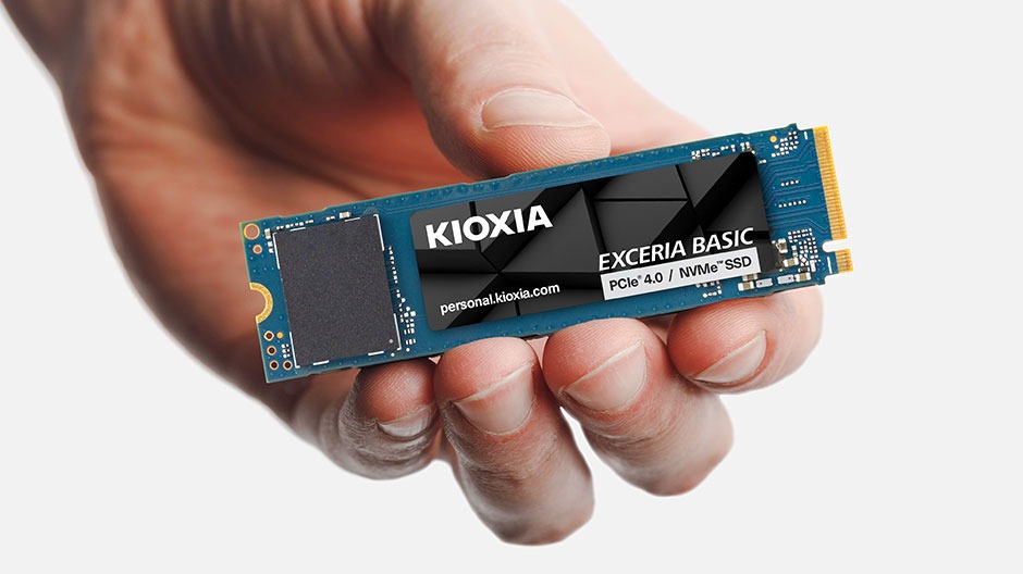 Ổ cứng gắn trong SSD KIOXIA EXCERIA BASIC 2TB M2 2280 PCIe4x4 NVMe upto 7300MB/s LSF10Z002TG8 - Bảo hành 5 năm