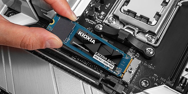 Ổ cứng gắn trong SSD KIOXIA EXCERIA BASIC 2TB M2 2280 PCIe4x4 NVMe upto 7300MB/s LSF10Z002TG8 - Bảo hành 5 năm