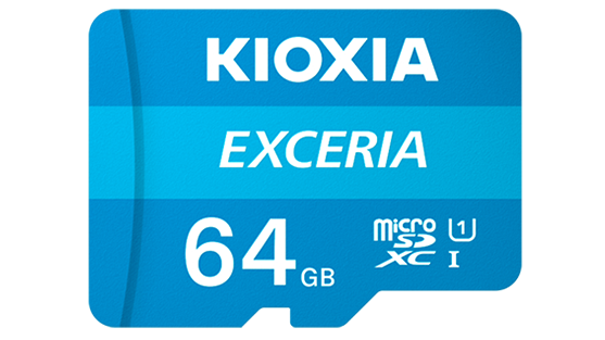Thẻ nhớ MicroSD KIOXIA EXCERIA 64G C10 U1 upto 100MB/s LMEX1L064GG4 - Bảo hành 5 năm