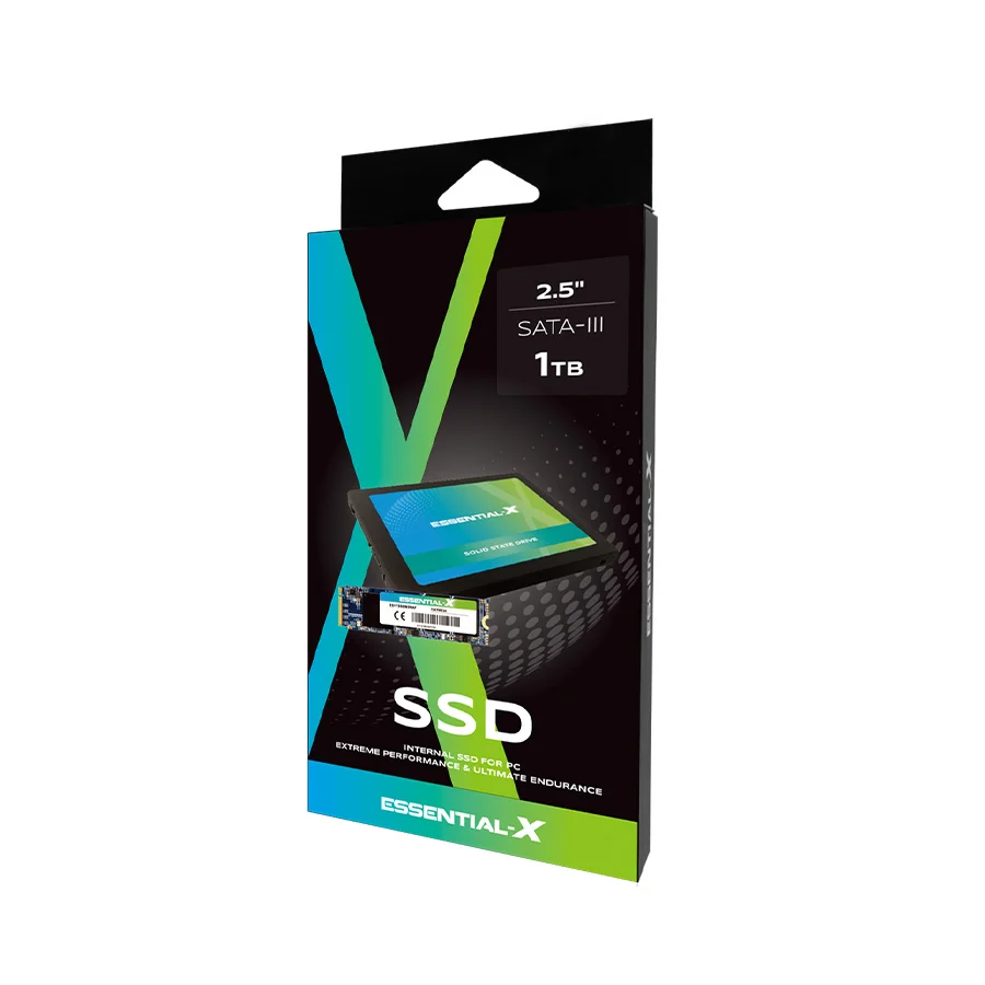 Ổ cứng SSD Exascend Essential-X 480GB 2.5 inch SATA-III 6Gbps upto 530MB/s ES480GSSD25SAU - Bảo hành 5 năm