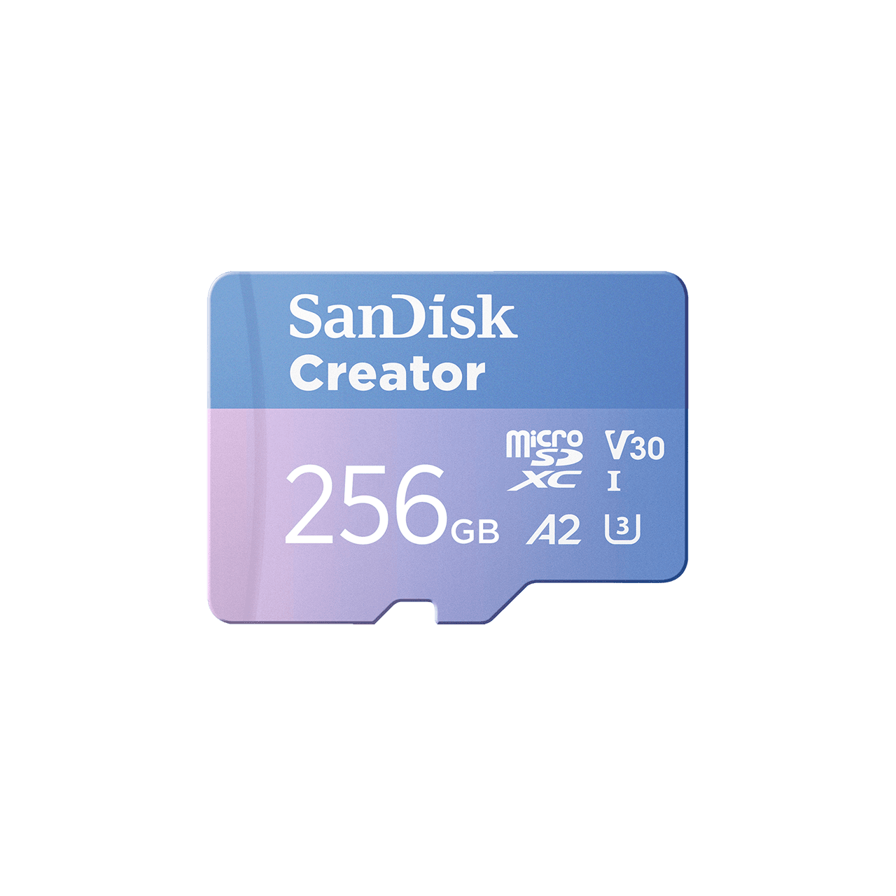 Thẻ nhớ micro SanDisk Creator 256GB V30 U3 C10 A2 UHS-I upto 190MB/s SDSQXAV-256G-GN6MS - Bảo hành 7 năm