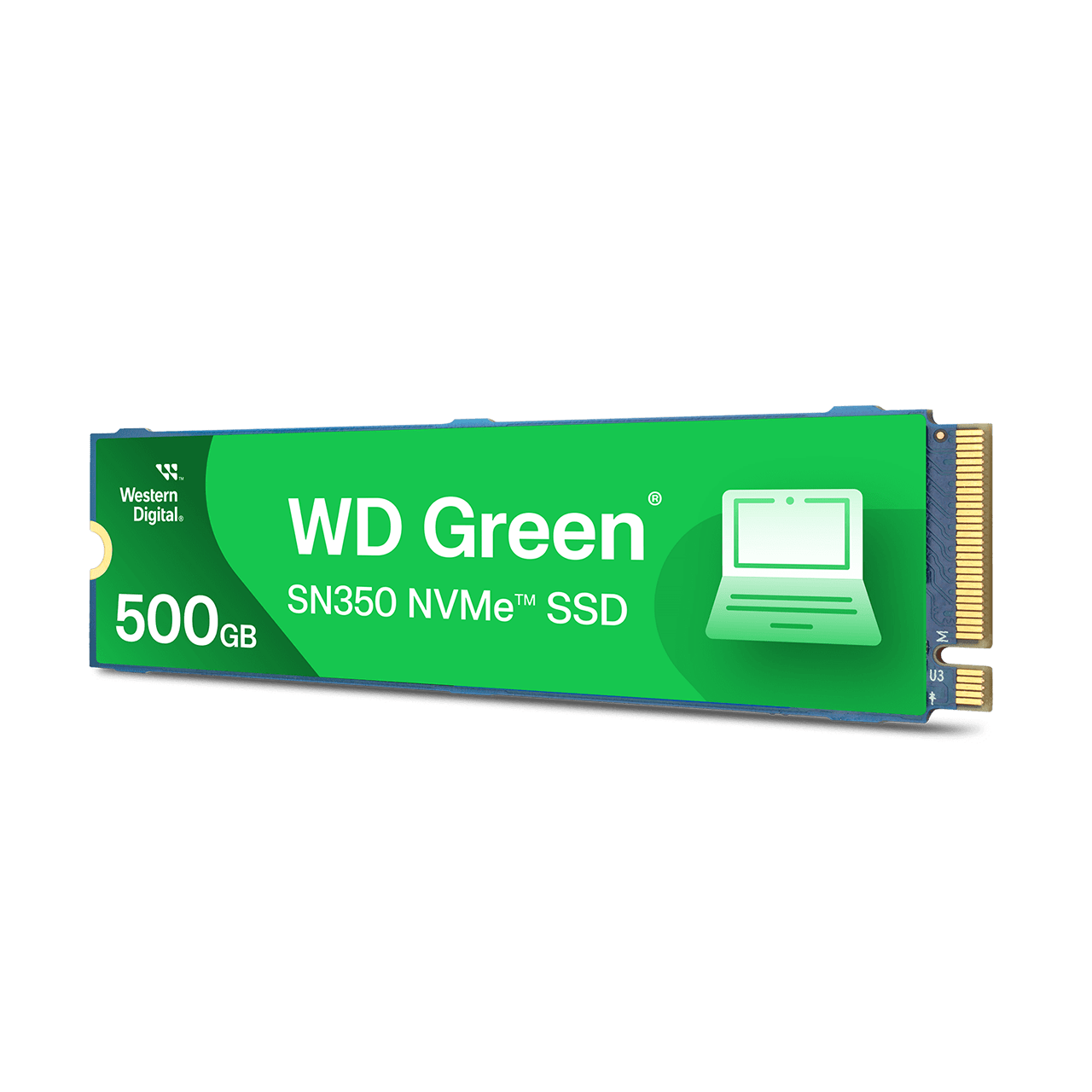 Ổ cứng SSD gắn trong Western Digital Green SN350 PCIe Gen 3 x 4 NVMe 500GB upto 2400MB/s WDS500G2G0C-00CDH0 - Bảo hành 3 năm