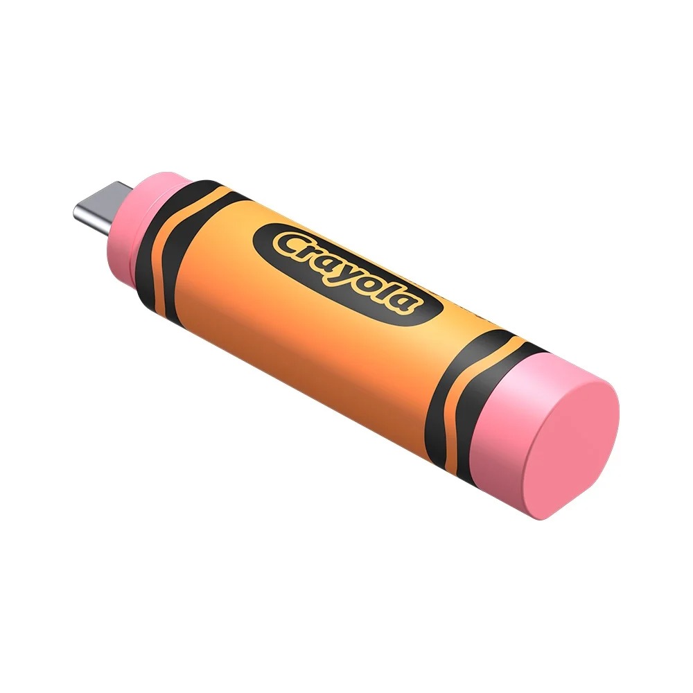 USB 3.2 SanDisk Flash Drive Crayola Type -C 128GB upto 300MB/s SDCZIC-128G-G46O màu vàng xoài - Bảo hành 5 năm