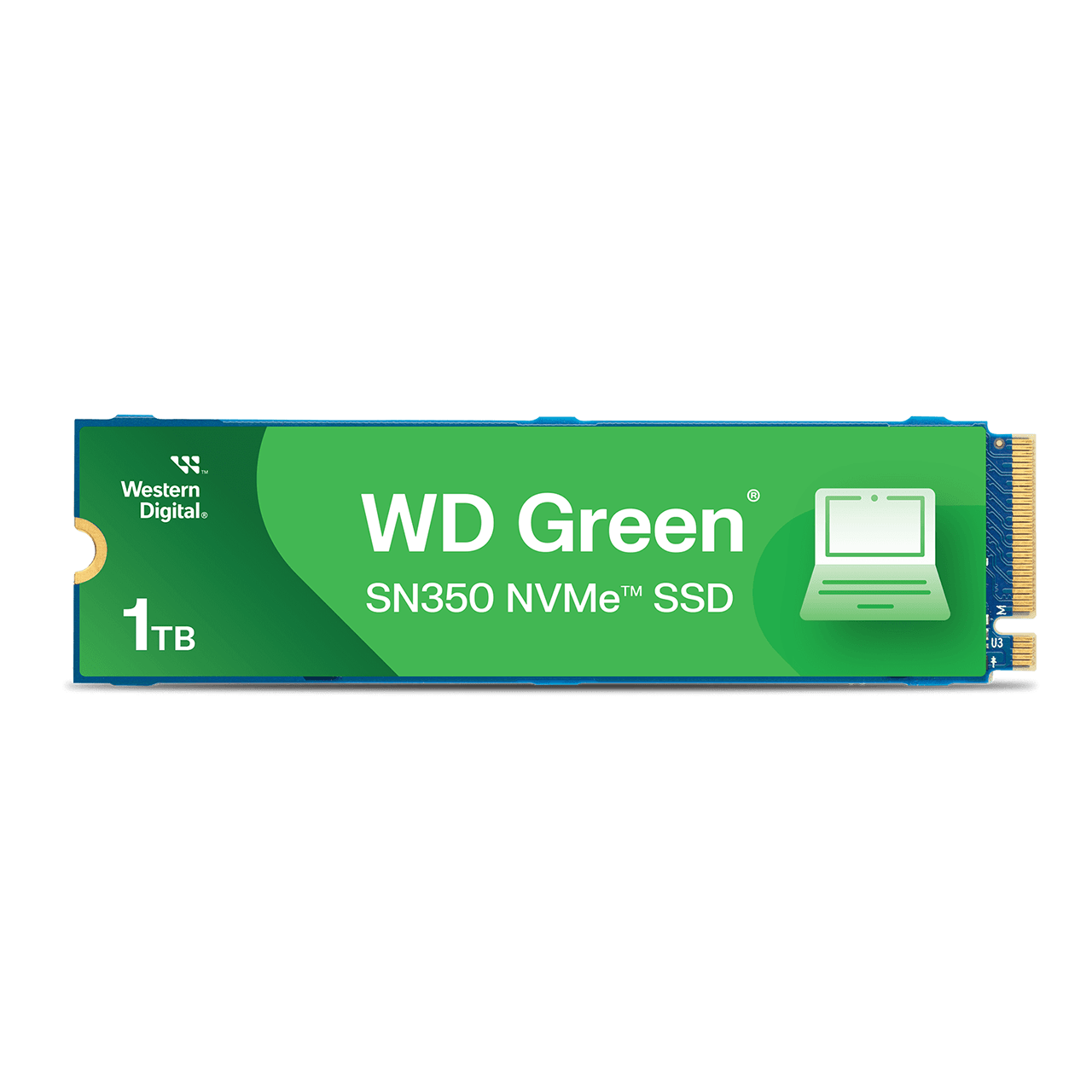 Ổ cứng SSD gắn trong Western Digital Green SN350 PCIe Gen 3 x 4 NVMe 1TB upto 3200MB/s WDS100T3G0C-00AZL0 - Bảo hành 3 năm