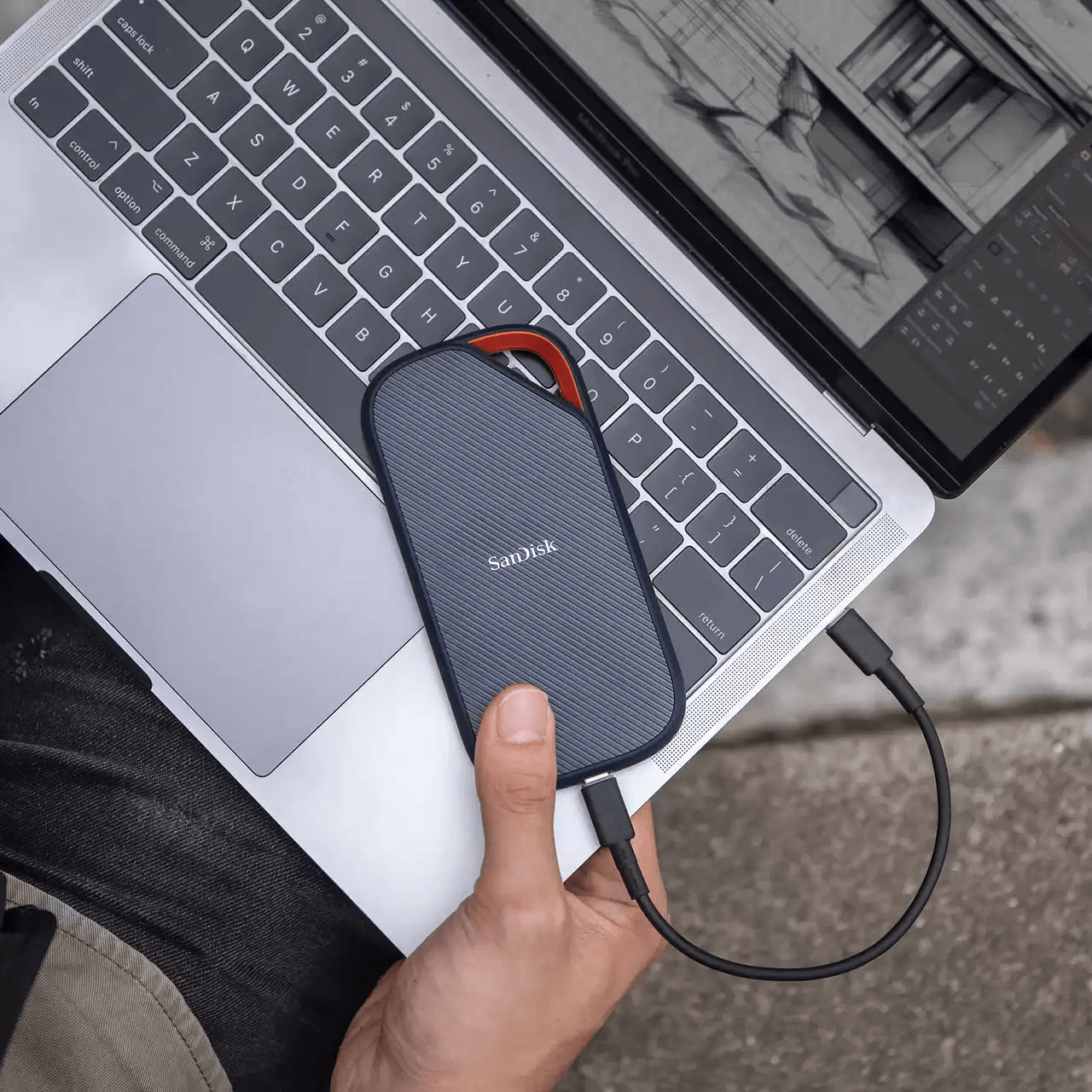 Ổ cứng di động SSD SanDisk Extreme Pro USB4 2TB E82 upto 3800MB/s SDSSDE82-2T00-G25 - Bảo hành 5 năm