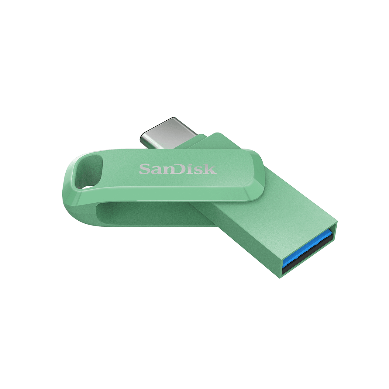 USB 3.1 OTG Sandisk Ultra Dual Drive Go Type-C SDDDC3 128GB 400MB/s SDDDC3-128G-G46AG màu xanh Absinthe - Bảo hành 5 năm
