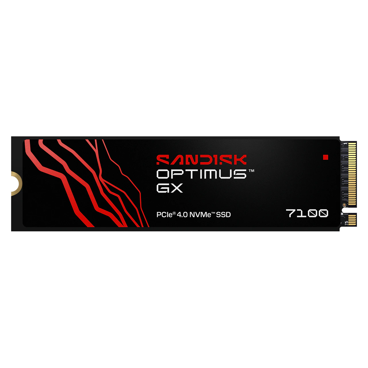 Ổ cứng gắn trong SSD SANDISK Optimus GX 7100 PCIe 1TB M2 2280 PCIe NVMe Gen 4.0 x4 upto 7250MB/s SDSP71100TAN-000E0 - Bảo hành 5 năm