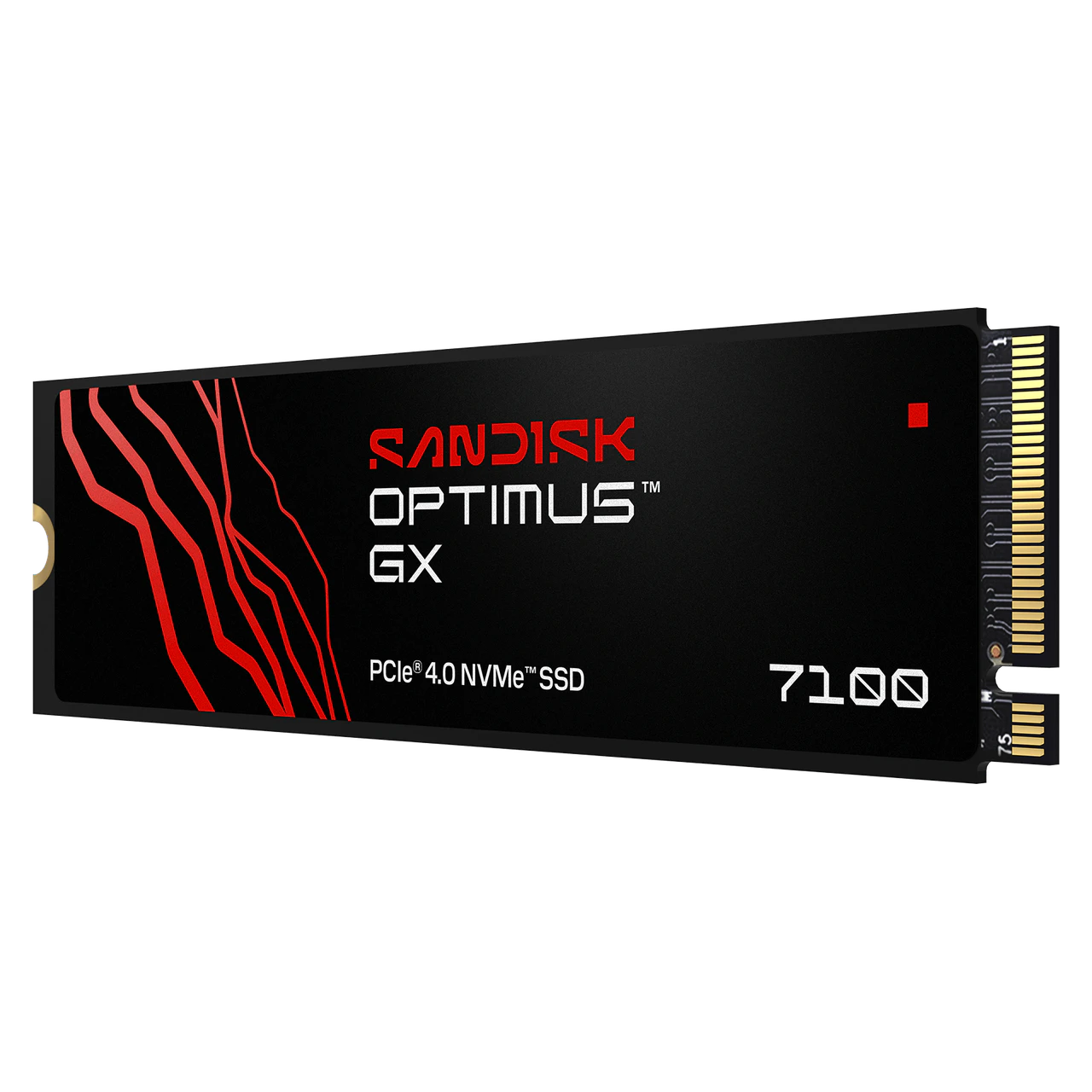 Ổ cứng gắn trong SSD SANDISK Optimus GX 7100 PCIe 1TB M2 2280 PCIe NVMe Gen 4.0 x4 upto 7250MB/s SDSP71100TAN-000E0 - Bảo hành 5 năm