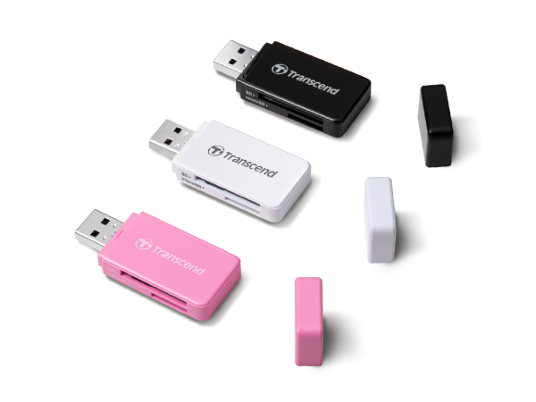Đầu đọc thẻ nhớ USB 3.0 Reader Transcend TS-RDF5K (đen) - Bảo hành 2 năm