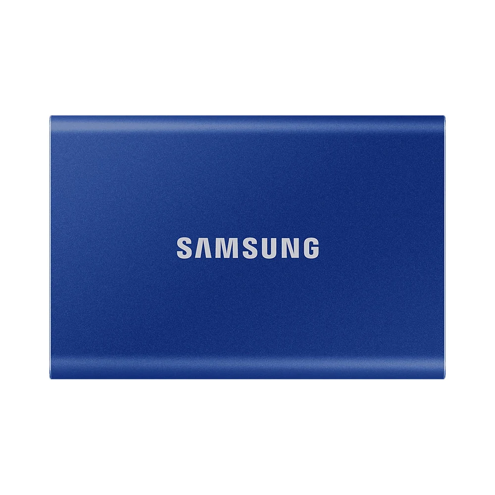 Ổ cứng di động SSD Samsung T7 Portable 2TB 1050MB/s Xanh Indigo MU-PC2T0H/WW - Bảo hành 3 năm