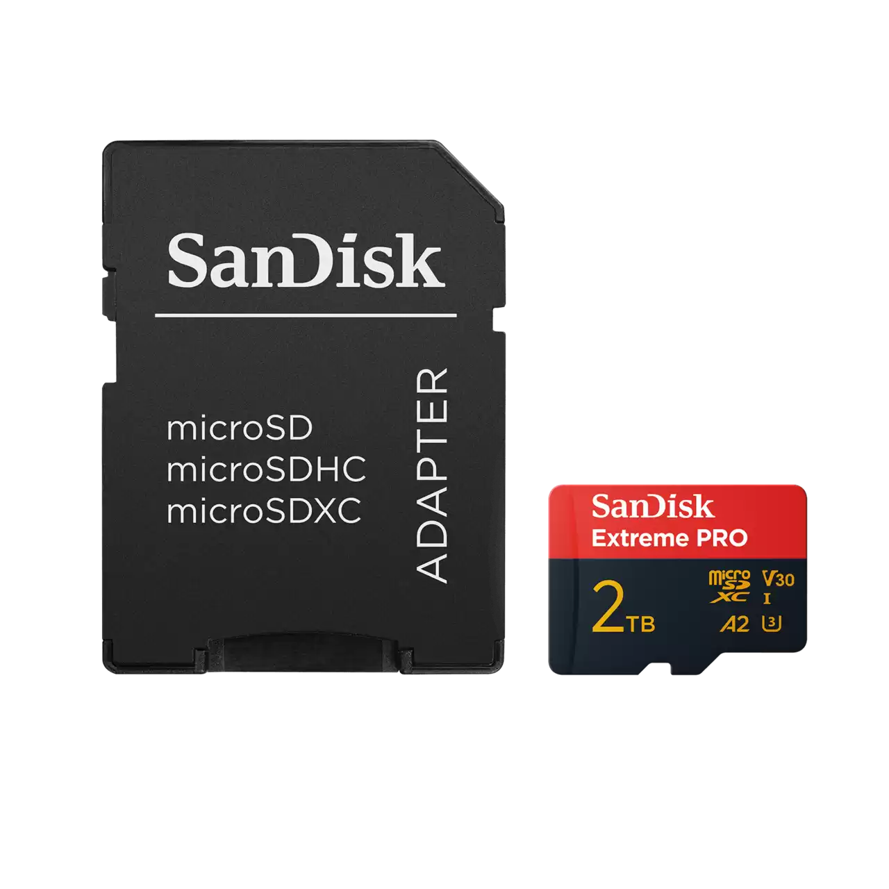 Thẻ nhớ MicroSD SanDisk Extreme Pro 2TB V30 U3 A2 UHS-I upto 250MB/s SDSQXCD-2T00-GN6MA - Bảo hành 7 năm