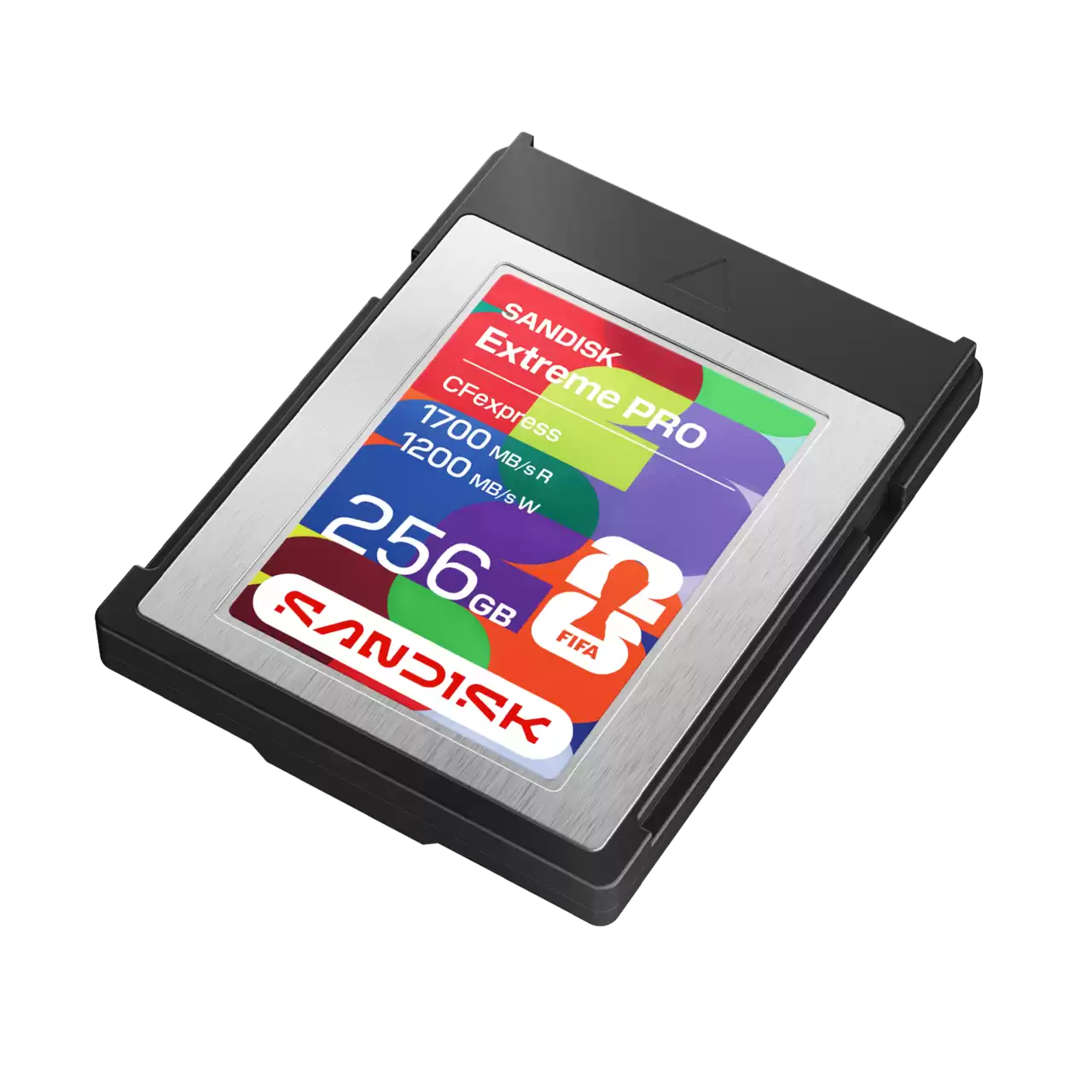 Thẻ nhớ CFexpress Type B SanDisk FIFA World Cup 2026 256GB PCIe upto 1700MB/s SDCFE-256G-GF4NN - Bảo hành 7 năm