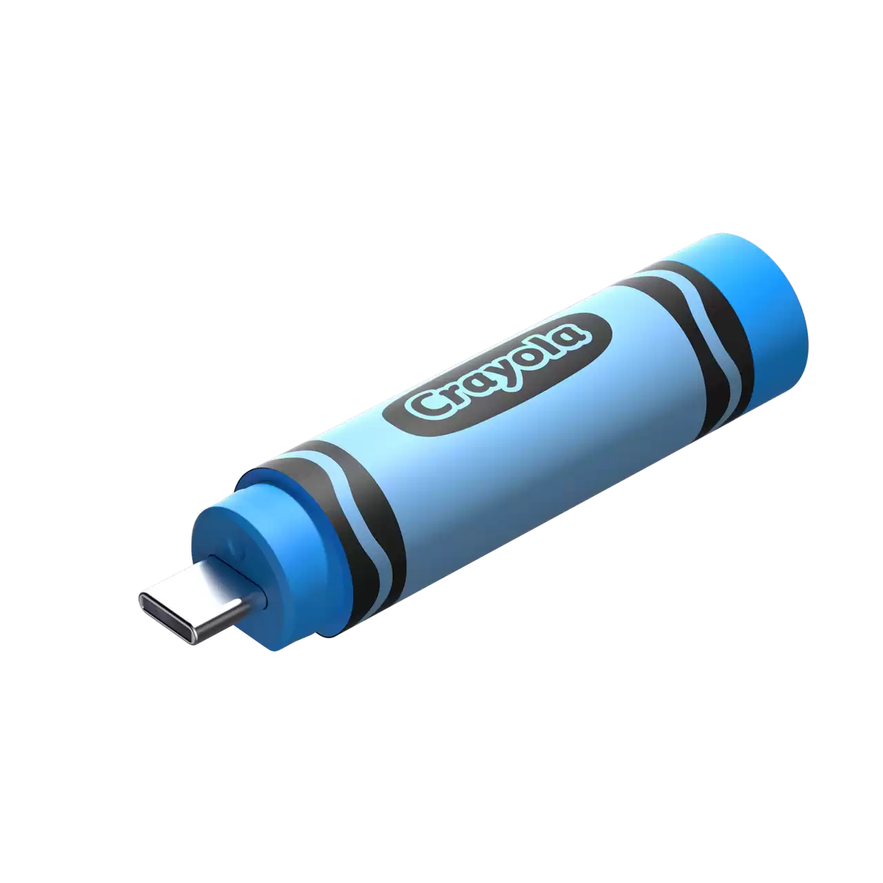 USB 3.2 SanDisk Flash Drive Crayola Type -C 128GB upto 300MB/s SDCZIC-128G-G46B màu xanh Cerulean - Bảo hành 5 năm