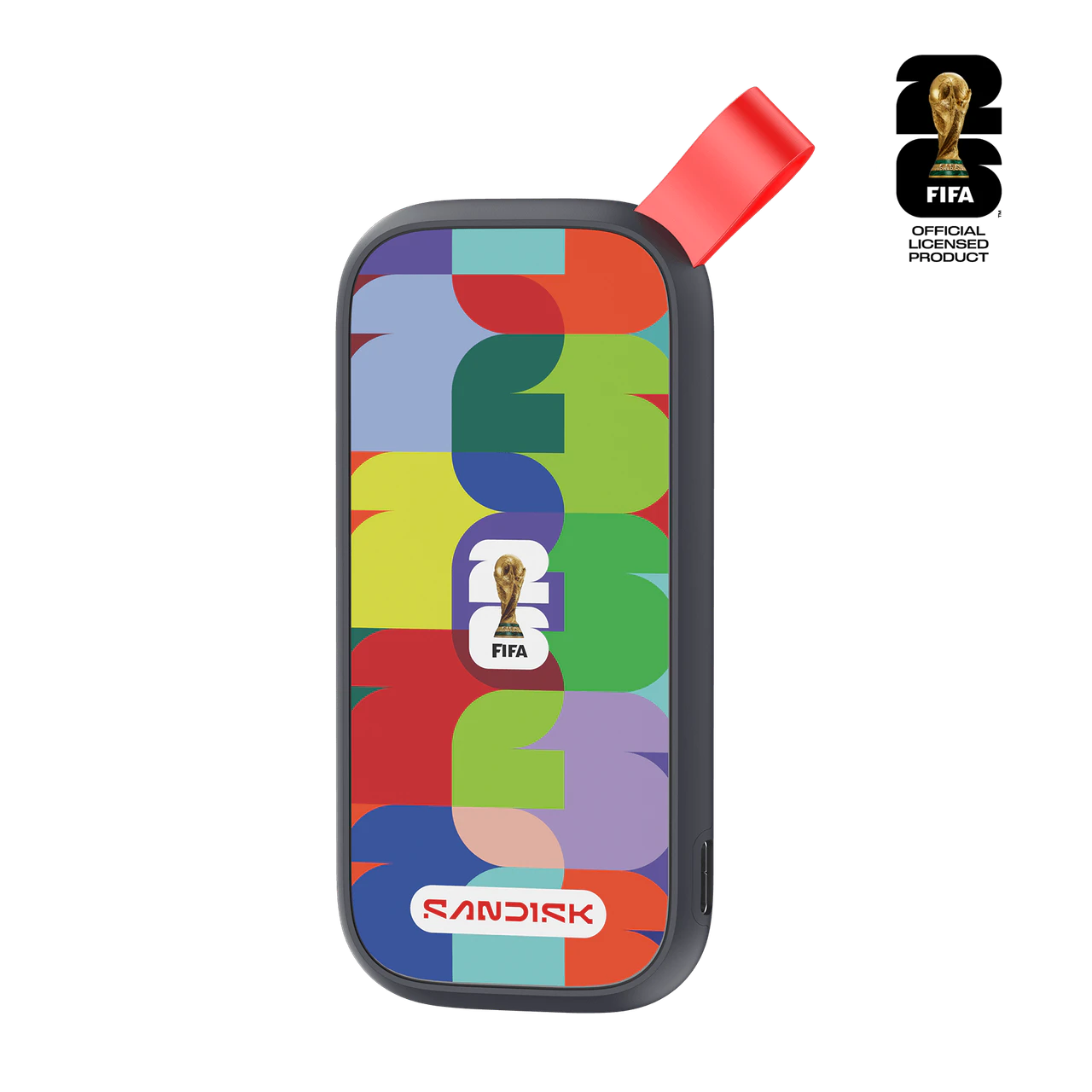 Ổ cứng di động SSD Sandisk FIFA World Cup 2026 1TB 800MB/s ‎SDSSDE30F-1T00-G25 - Bảo hành 3 năm