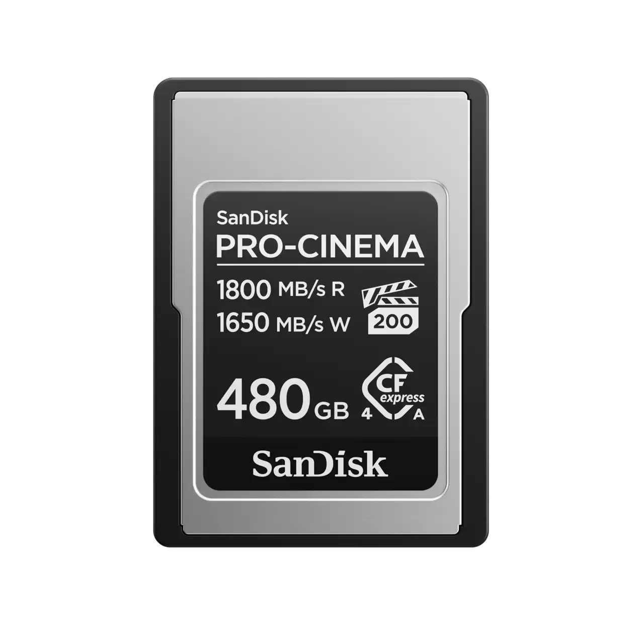Thẻ nhớ CFexpress type A SanDisk PRO-CINEMA PCIe-G4 480GB upto 1800MB/s SDCFEA-480G-GN4NN - Bảo hành 7 năm