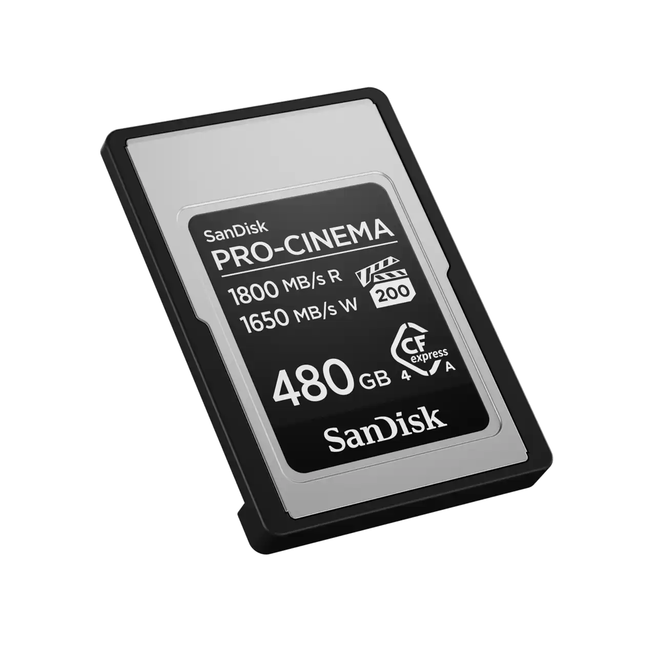 Thẻ nhớ CFexpress type A SanDisk PRO-CINEMA PCIe-G4 480GB upto 1800MB/s SDCFEA-480G-GN4NN - Bảo hành 7 năm